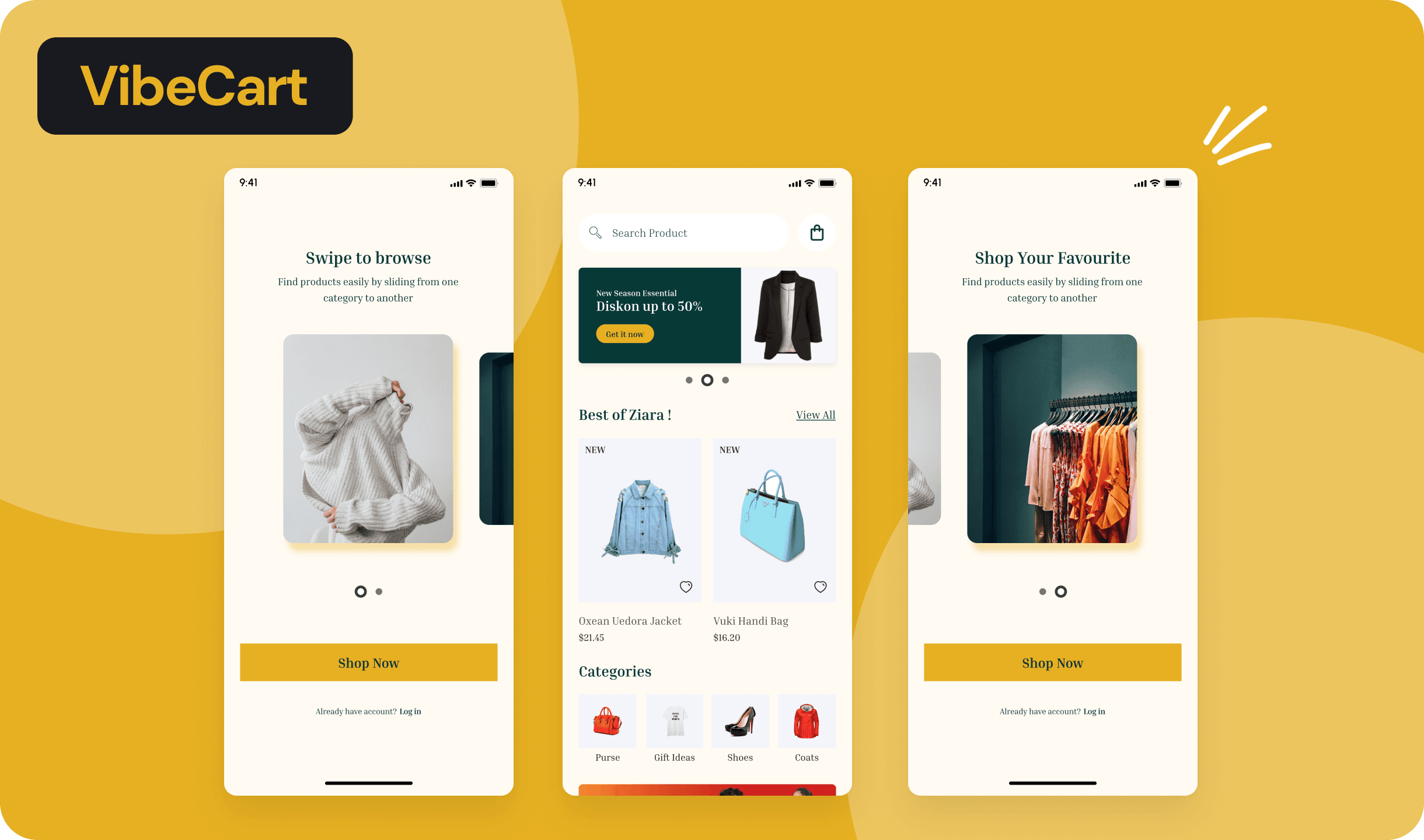 VibeCart theme preview