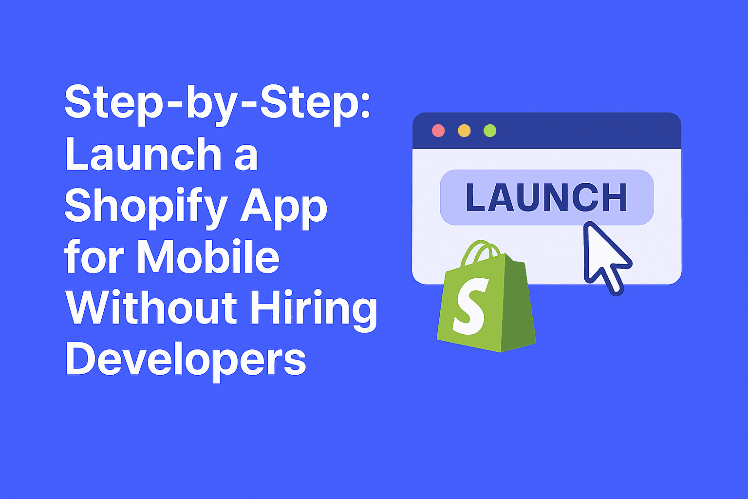 Step-by-Step: Launch a Shopify App Without Hiring Developers